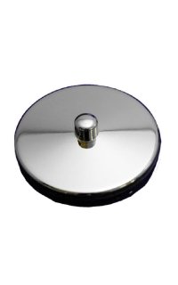 tapon lujo cromo d.45mm para valvulas lavabo fregadero