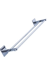toallero barra doble adhesivo adf sydney 3704 100% laton largo 60cms