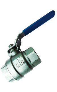 serie aisi 316 valvula esfera todo inox aisi316 adf pase total
