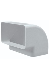 codo rectangular vertical 90� 0830 sistema 120-150x75 termoplastico