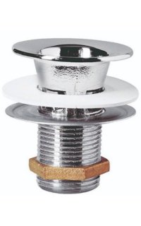valvula lavabo modelo antiguo zamack cromo 1"