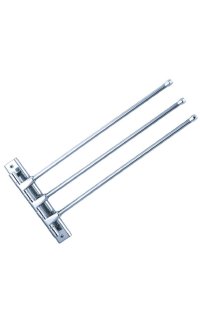 toallero orientable brazos moviles adf xl-5430 acero inox aisi304