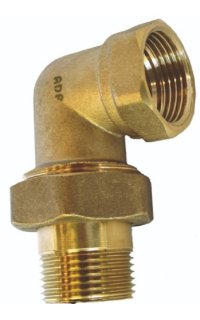 codo union 3 piezas junta o-ring roscar roscar adf