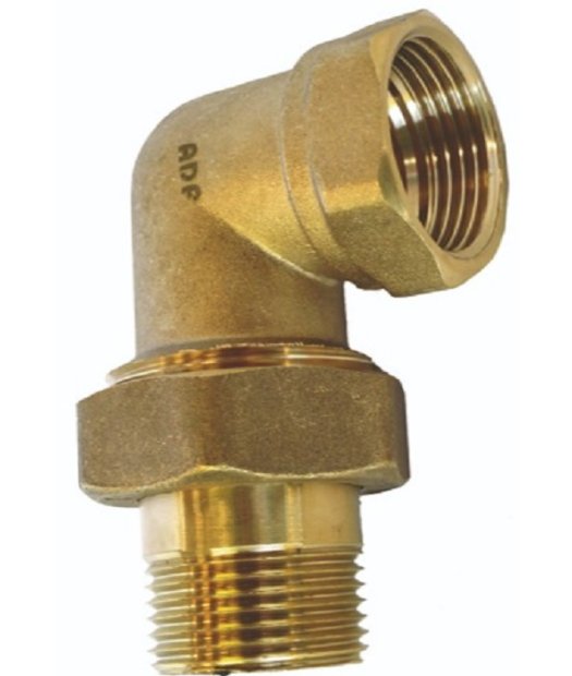 codo union 3 piezas junta o-ring roscar roscar adf