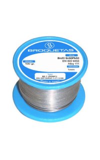 carrete esta�o 100 gr con resina 50%cu 50%pb
