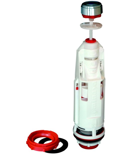 descargador universal eco cyclon doble pulsador cisterna baja