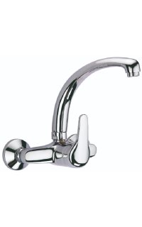 monomando star fregadero adf mural ca�o alto f-1048
