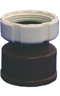 manguito conversor exterior tubo pvc a tuerca loca hembra 1"1/2-40