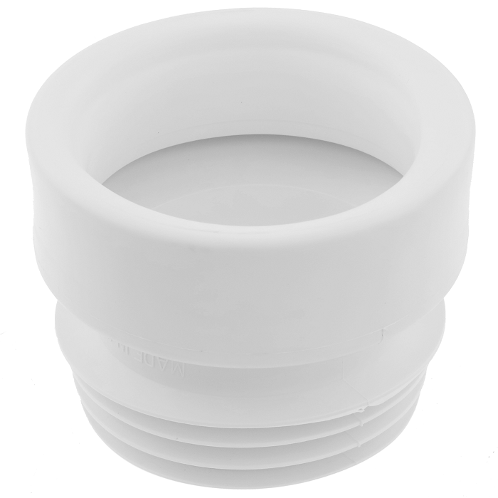 manguito wc adf flexible labiado blanco recto d.110